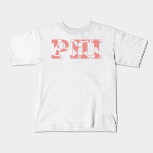 Phi Cow Pattern Kids T-Shirt